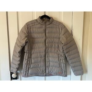 GoLite womens XL 800 pertex microlight down puffy jacket gray ski winter coat